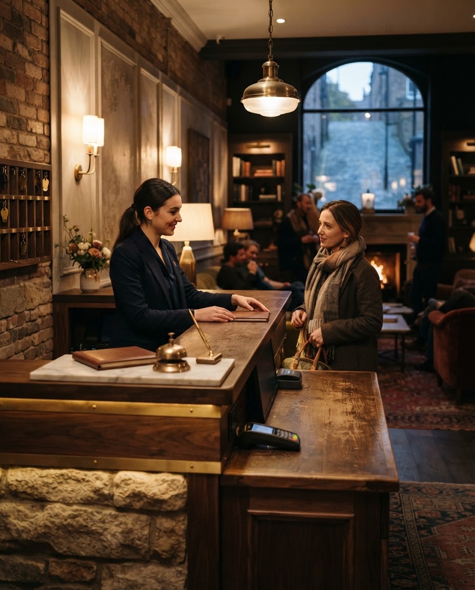 Hotels & hospitality front desk